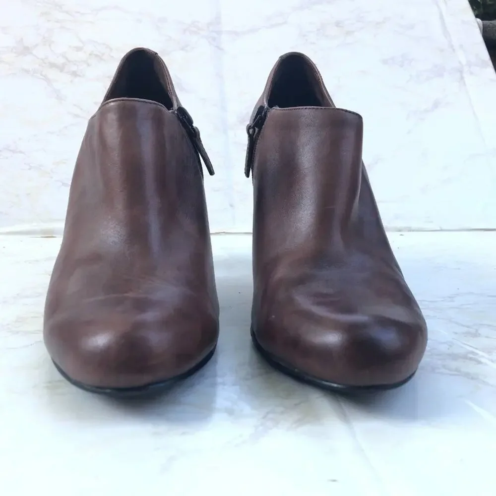 Cole Haan Brown Leather Stiletto Bootie 8.5